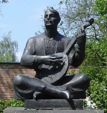 Пам'ятник  козаку Мамаю в Переяславі-Хмельницькому